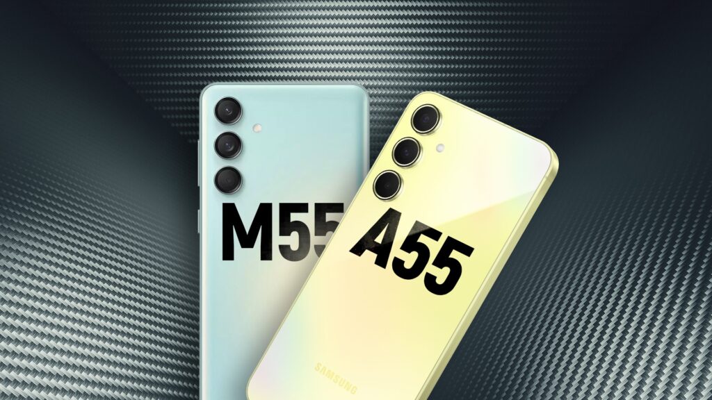 Galaxy M55 vs Galaxy A55: qual linha da Samsung tem melhor celular intermedirio? | Comparativo