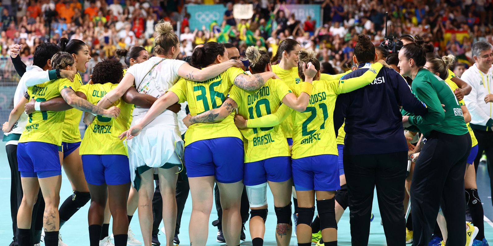 Brasil vence e avança às quartas do handebol feminino