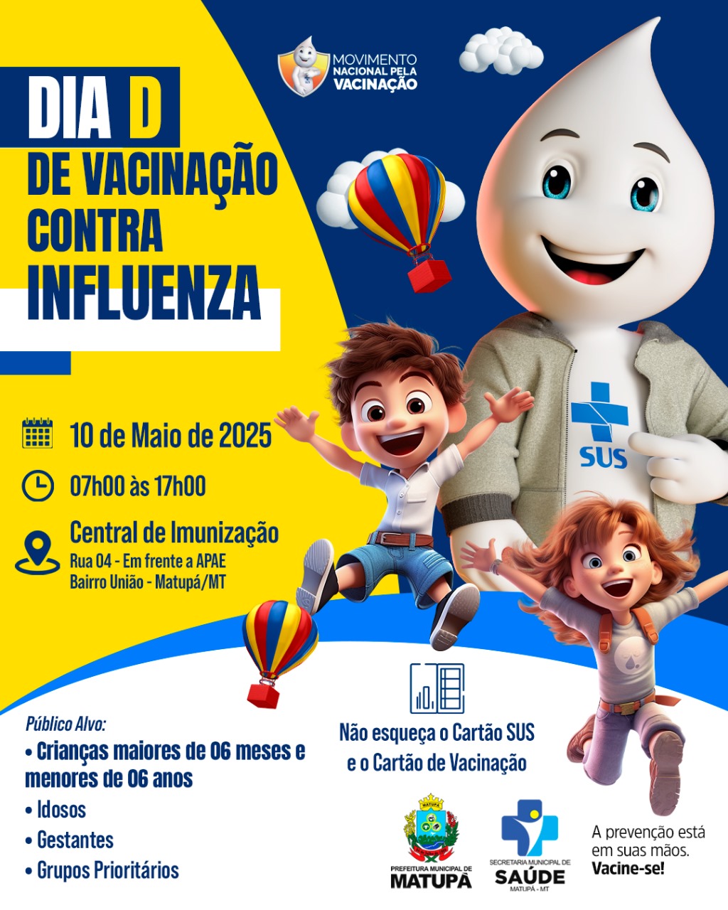 COMUNICADO IMPORTANTE À POPULAÇÃO DE MATUPÁ