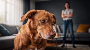 Três hábitos do cachorro que muitos interpretam como obediência mas são sinais de desconfiança