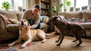 A ciência explica por que cães ficam com ciúme dos donos