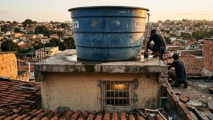 Colocar caixa d’água de 3.000L sobre a laje: pode ou não pode?