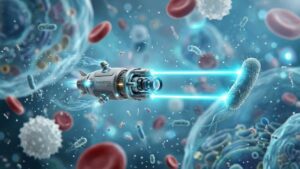 Cientista criaram um nanorrobô menor que 1 micrômetro que caça bactérias, as transporta e as libera exatamente onde elas querem
