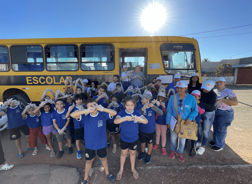 Escola Cecília Meireles realiza ação em parceria com o Projeto Stop Dengue