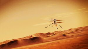 Pás de helicóptero da NASA que vai voar em Marte quebram barreira do som