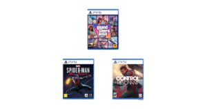GTA VI, Spider-Man e mais: seleção de jogos PS5 em promoção na Amazon