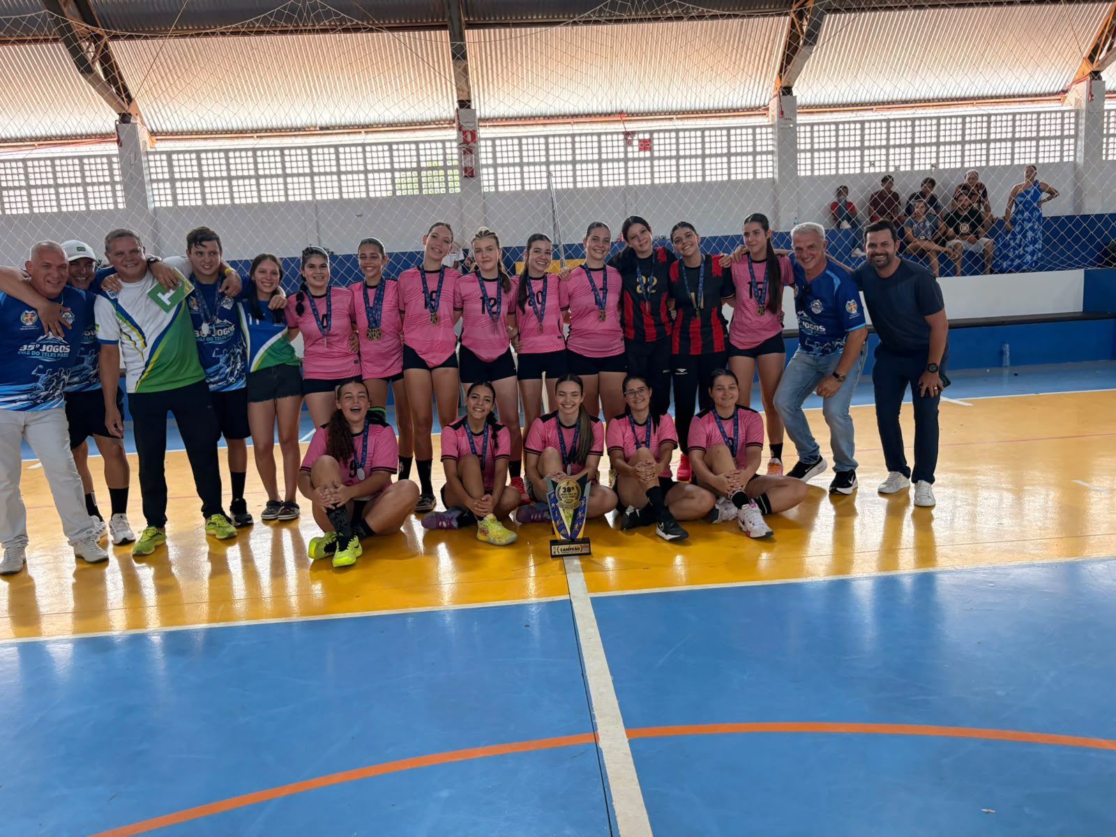 Terra Nova do Norte é campeã no handebol feminino dos Jogos Estudantis Vale dos Teles Pires