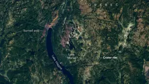 Homem usa Google Maps e descobre marca de meteoro de 15 km