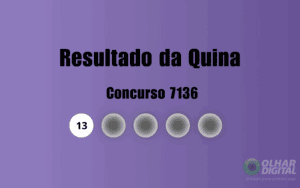 Quina hoje: veja números e ganhadores do 7136 (terça, 06/10)